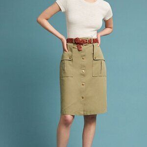 NWT Anthropologie UtilityPencil Skirt by ISLA MAUDE
